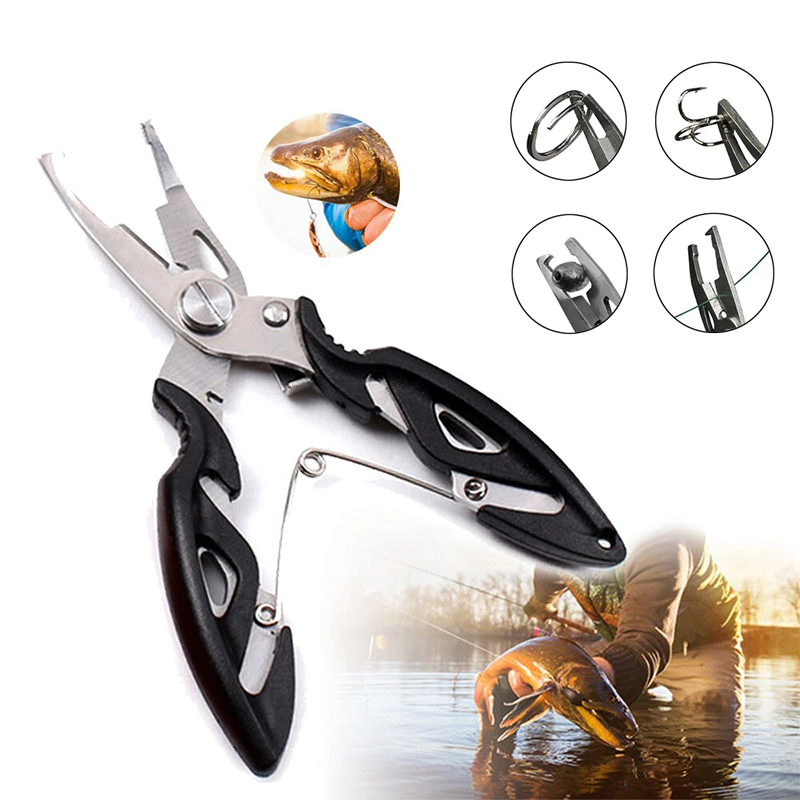 Fishing Hook Remover - Pince de pêche multifonction incurvée avec