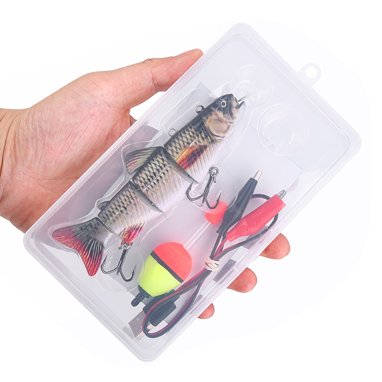 Fishing Hook Treble - Leurre de pêche électrique multi-articulé, appât