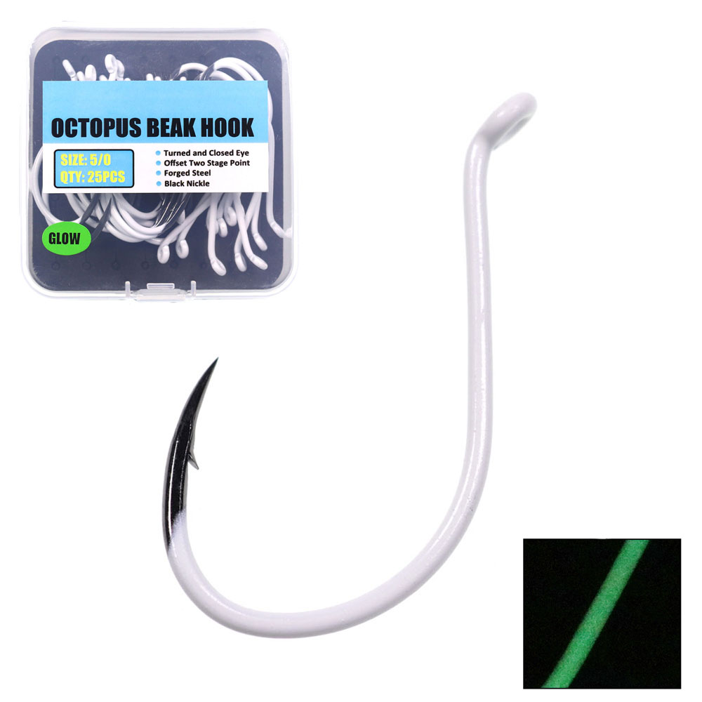 Fishing Hook Assortment - Boîte de 25 hameçons à bec