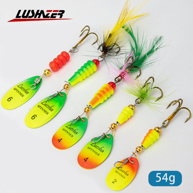 LUSHAZER-Appât spinner pour la - Fishing Hook Treble avis et prix