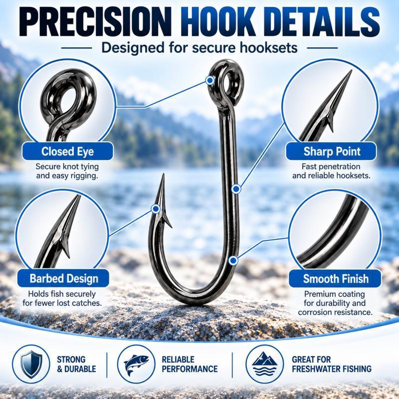 Ensemble de 100 hameçons à ard - Fishing Hook Assortment avis et prix