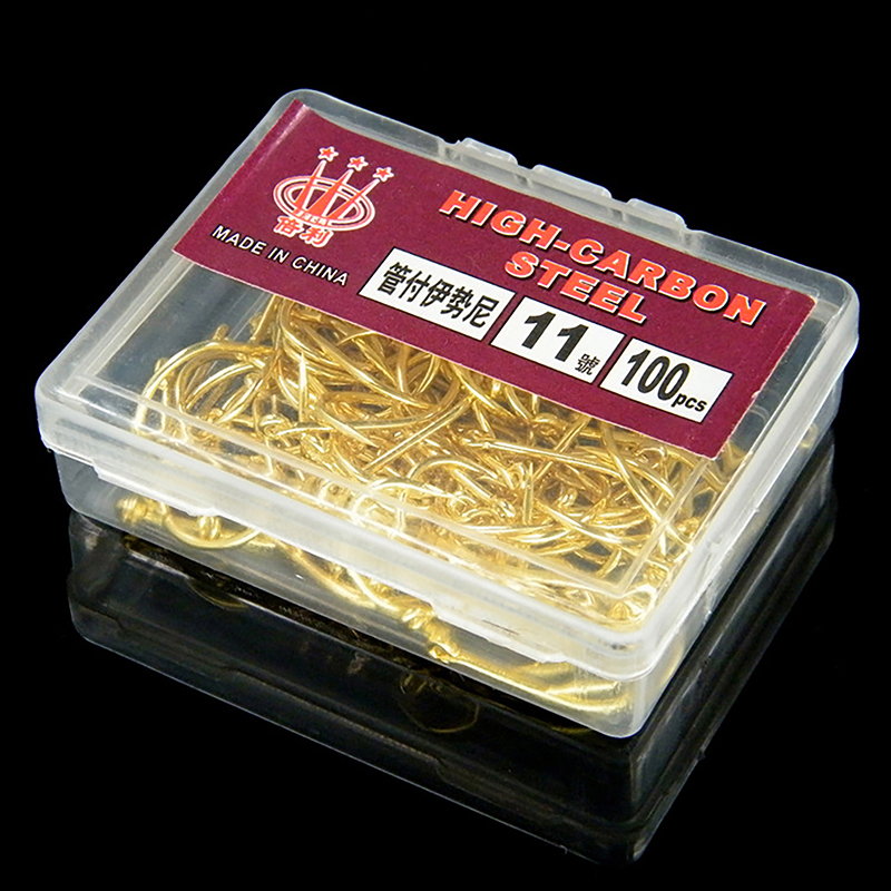 100 pièces, boîte, couleur or, - Fishing Hook Box avis et prix
