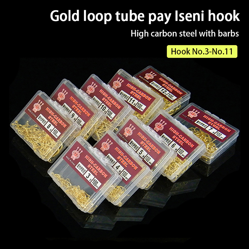 100 pièces, boîte, couleur or, - Fishing Hook Box avis et prix