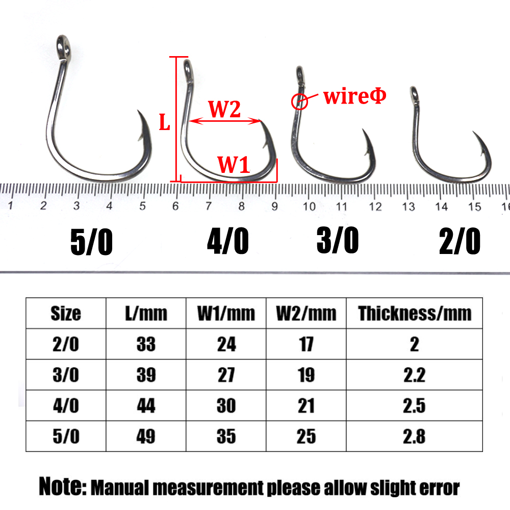 Hameçons d'eau salée antirouil - Fishing Hook Offset avis et prix