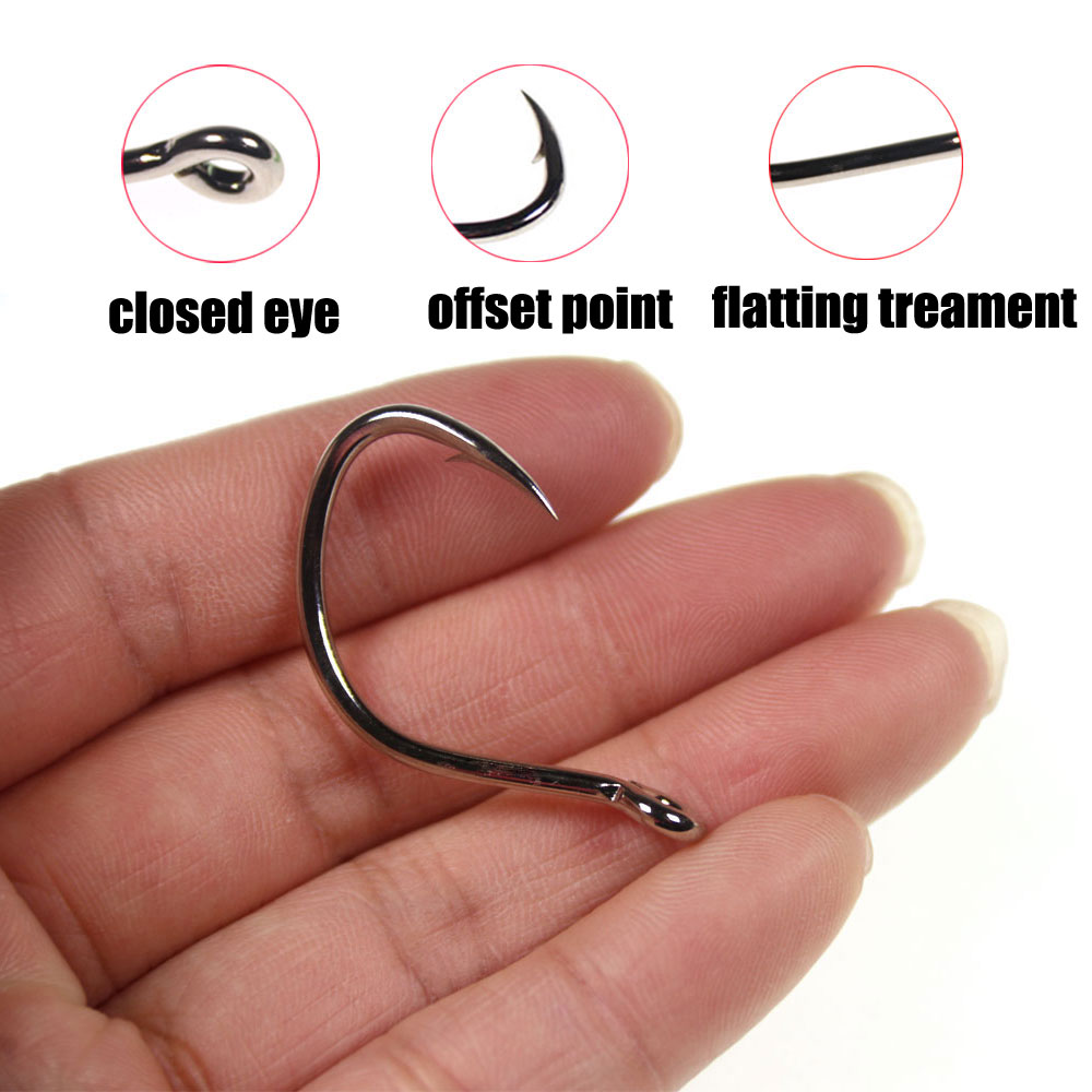 Hameçons d'eau salée antirouil - Fishing Hook Offset avis et prix